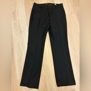 Banana Republic Logan Curvy Fit Black Trouser Work Pants - Read